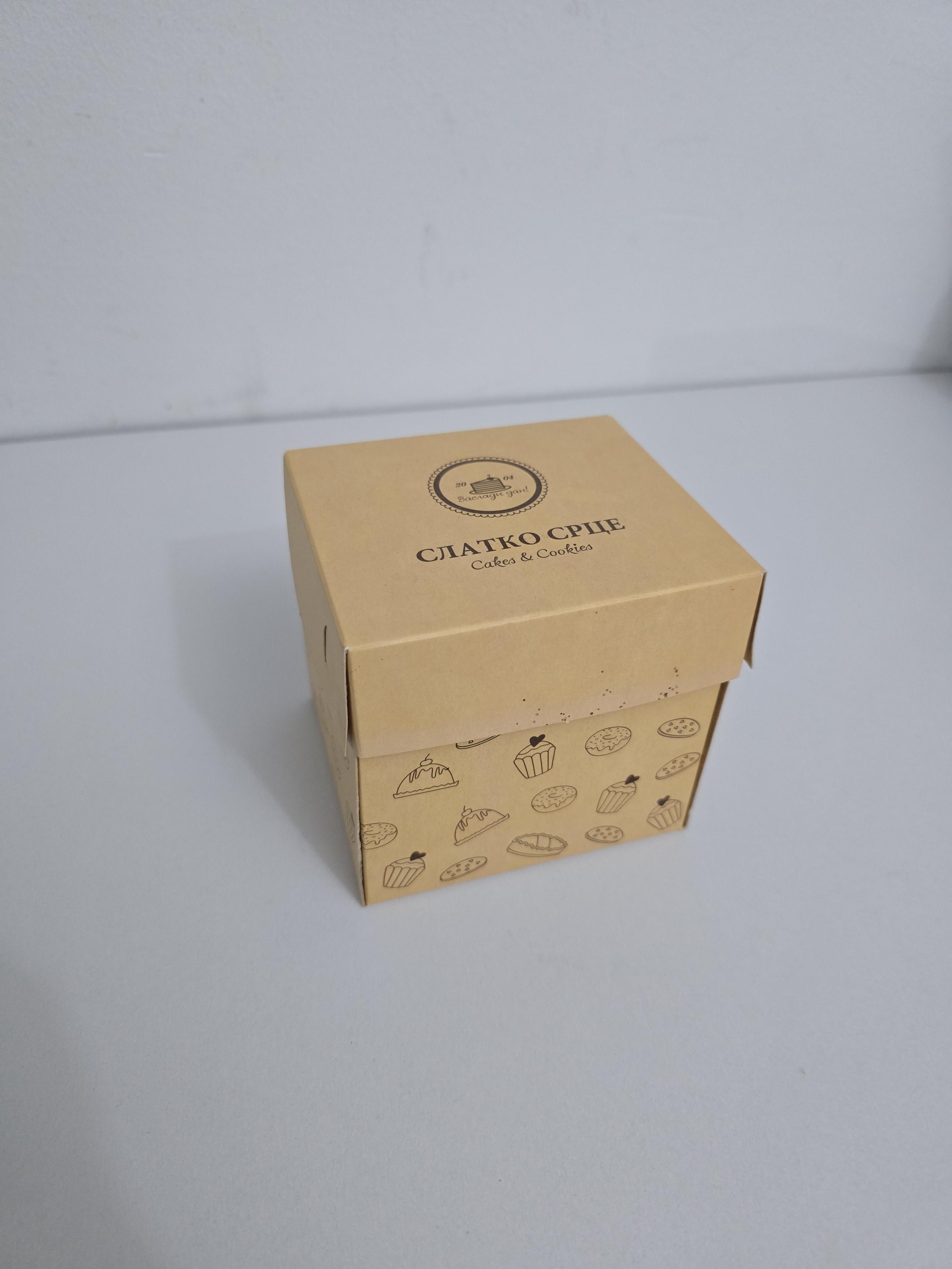 Kutija za jedan kolac slatko srce